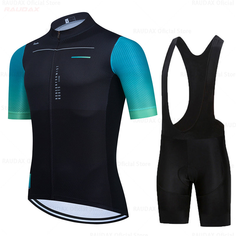 Conjunto de ciclismo (Bretelle + Camisa) Raudax