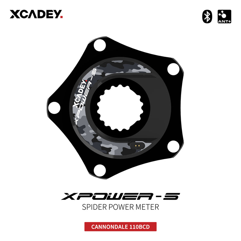 Sensor de Potência XCADEY XPOWER-S instalação nas coroas p/ Cannondale com BCD 104 e BCD 110