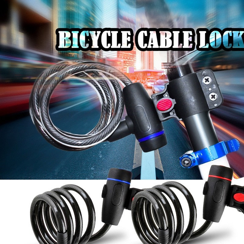 Cadeado de bicicleta para roubo universal cadeado