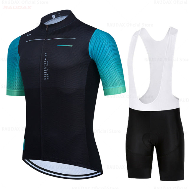 Conjunto de ciclismo (Bretelle + Camisa) Raudax