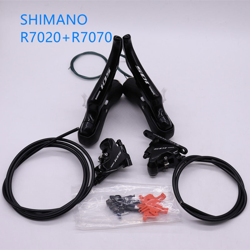 Shimano ST R7020 BR R7070 Alavanca de controle duplo R7070 Pinça de freio 105 R7020 Freio a disco hidráulico