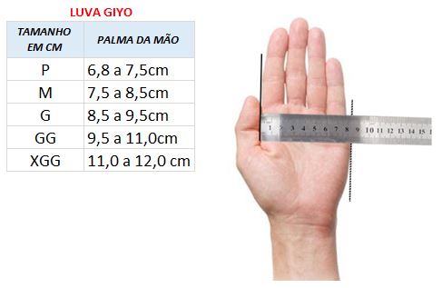 Luvas de ciclismo GIYO meio dedo em tecido de lycra. Unisex