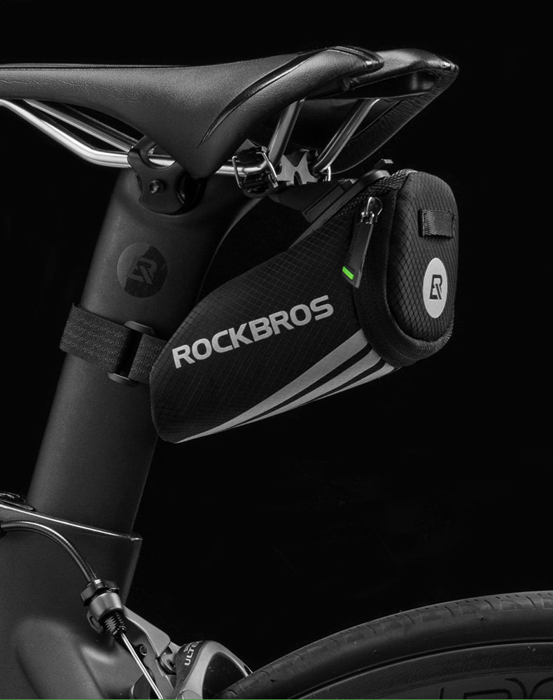 Bolsa de bicicleta ROCKBROS para selim portátil em nylon