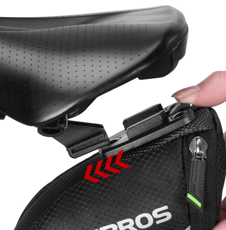 Bolsa de bicicleta ROCKBROS para selim portátil em nylon