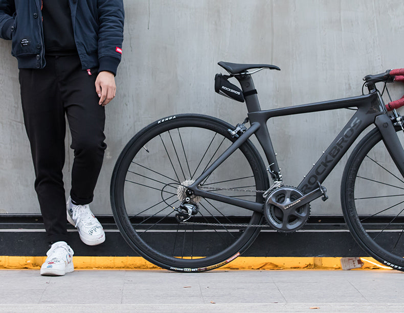 Bolsa de bicicleta ROCKBROS para selim portátil em nylon