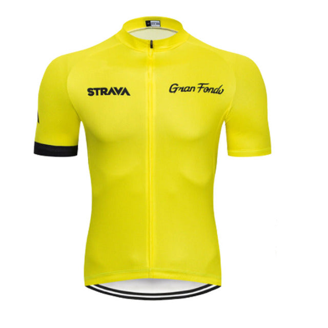 Camisa de ciclismo STRAVA para MTB/SPEED com GEL 20D