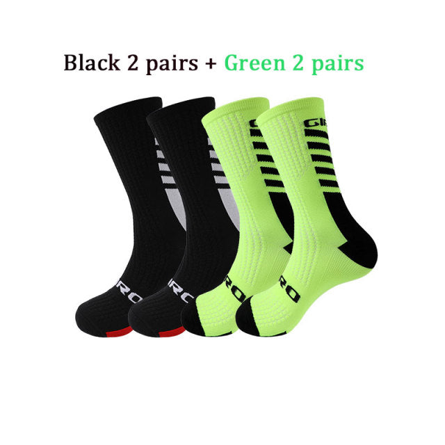 Meias de ciclismo GIRO (Kit c/ 4 pares) unisex