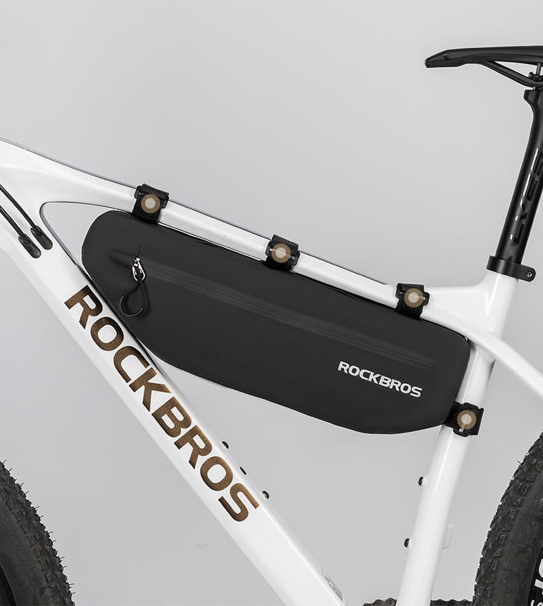 Bolsas de bicicleta para ciclismo ROCKBROS (Alforge). Armação frontal com tubo superior à prova d'água p/ MTB