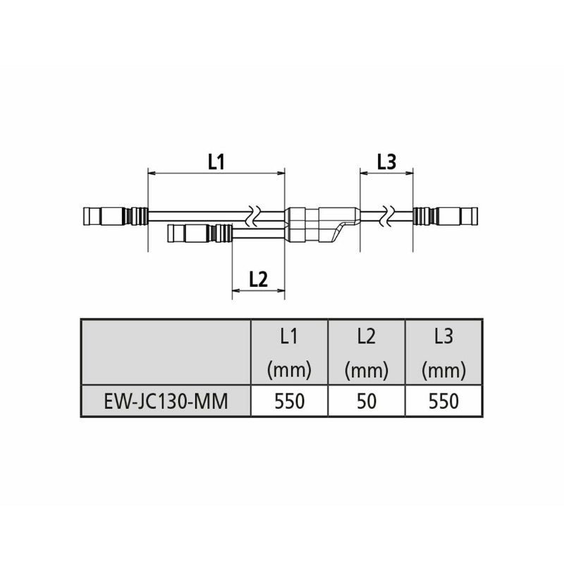 Junção de fio elétrico shimano Di2-B EW-JC130